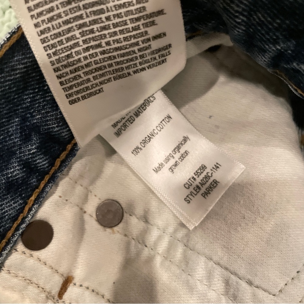 Agolde Parker Vintage Cutoff Shorts $128 Size 26 - Picture 7 of 9